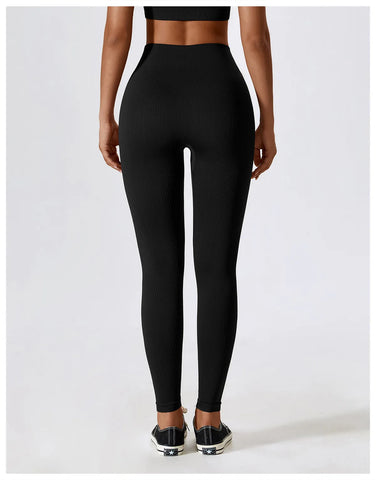 Zoorie Knit Ribbed Seamless Leggings