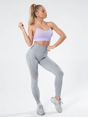 Zoorie Hollow Out Sexy Gym Leggings