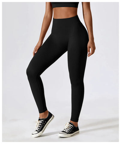 Zoorie Knit Ribbed Seamless Leggings