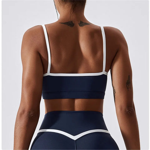 Zoorie Stitching Contrast Color Bra