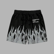 Zoorie 3D Printing Casual Flame Shorts