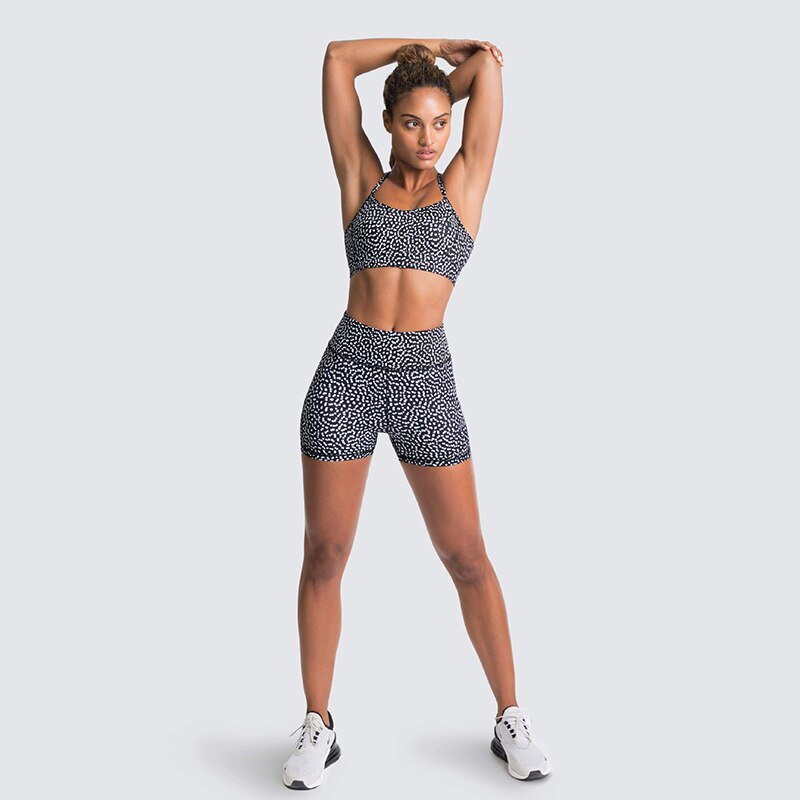 High Waist Slim  Printed Sets