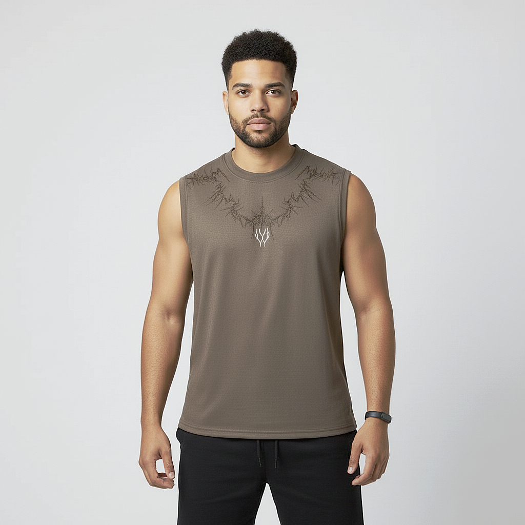 Zoorie Brown Chamois Leather Vest