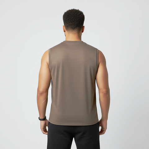 Zoorie Brown Chamois Leather Vest