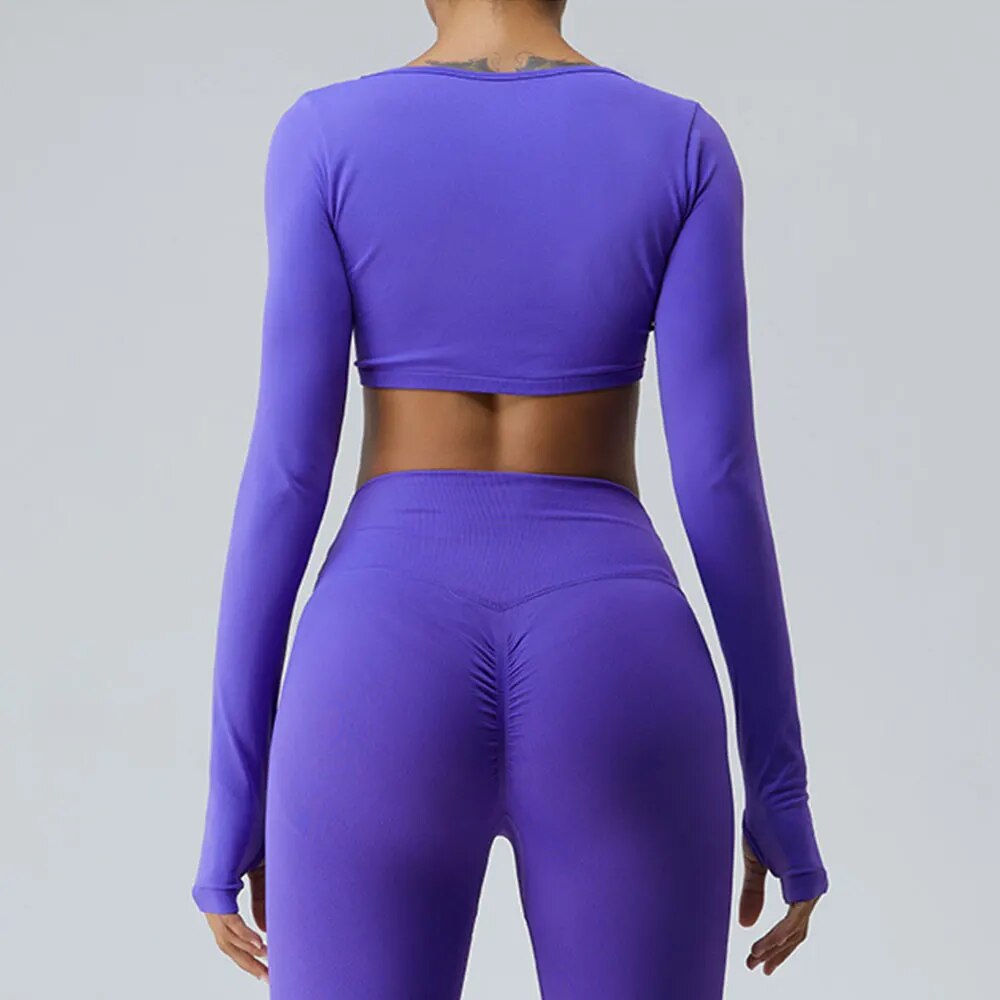 Zoorie Seamless Sexy Yoga Shirts