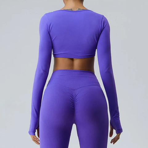 Zoorie Seamless Sexy Yoga Shirts