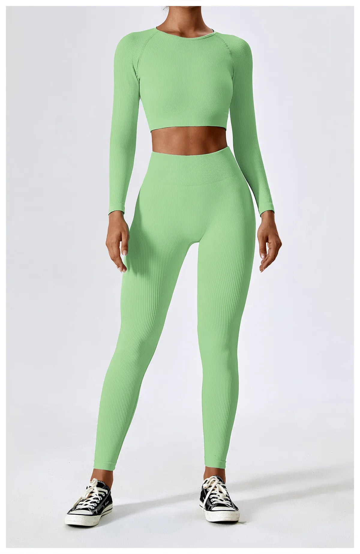 Zoorie Knit Ribbed Seamless Leggings