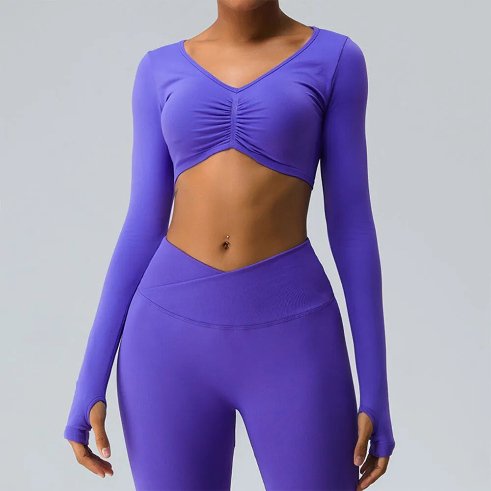 Zoorie Seamless Sexy Yoga Shirts