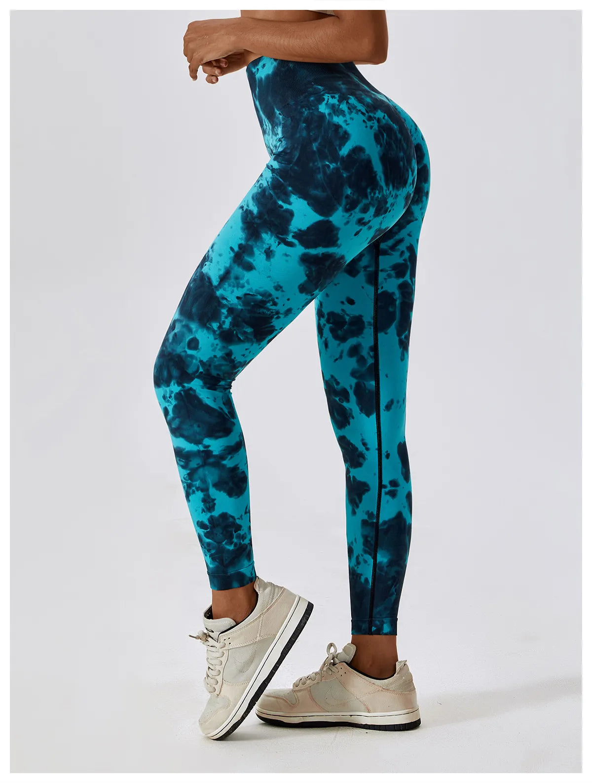 Zoorie Tie-dye Seamless Scrunch Leggings