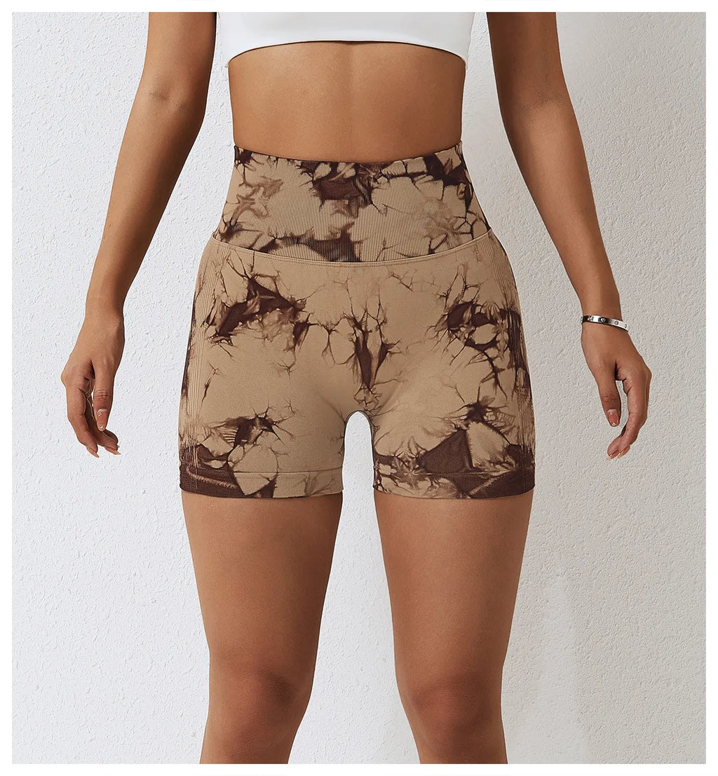 Zoorie Tie Dye Peach Shorts