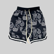 Zoorie Bandana Pattern Elastic Shorts