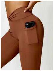 Zoorie Crossed Waist Head Leggings