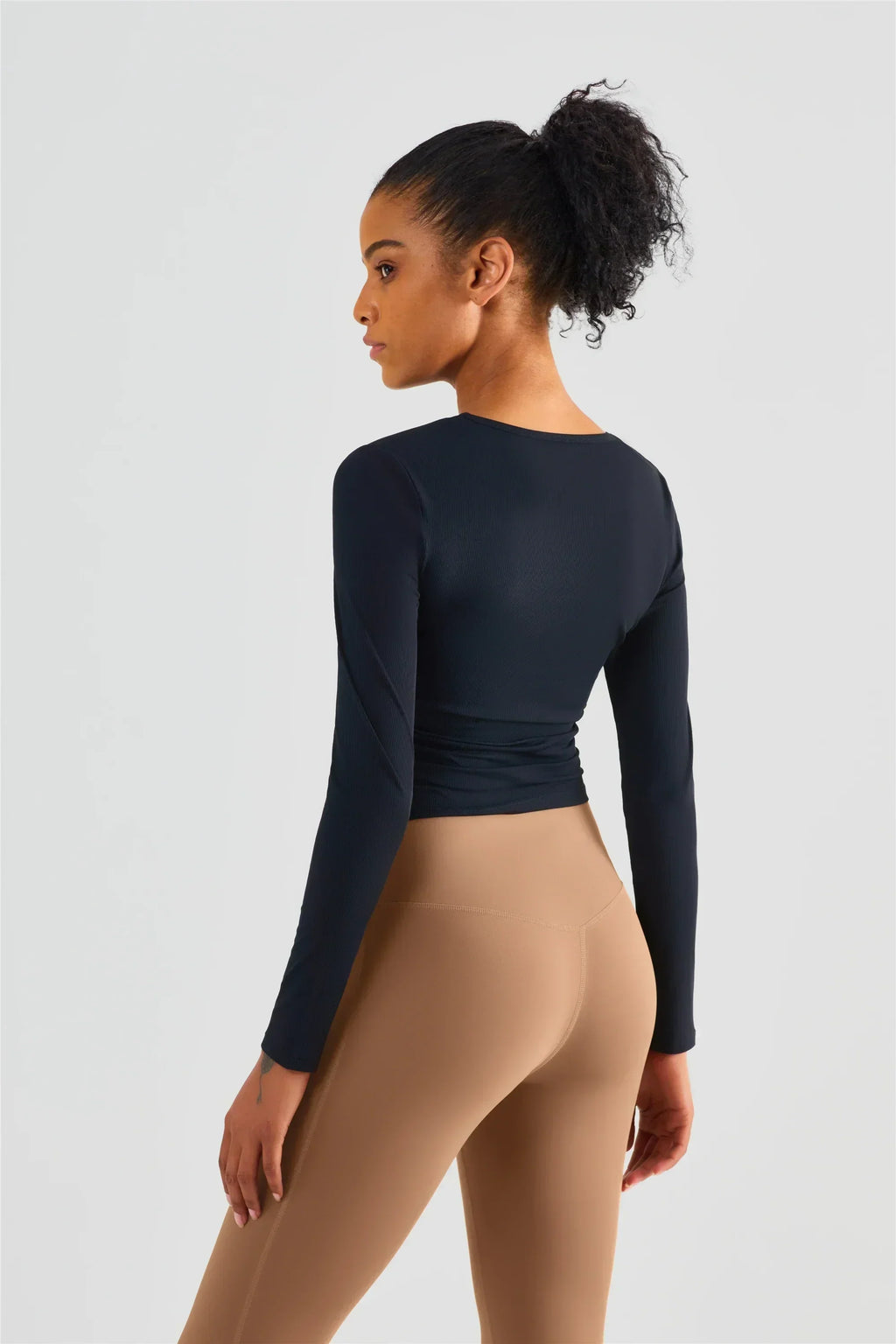 Zoorie High Elastic Slim Waist T-shirt