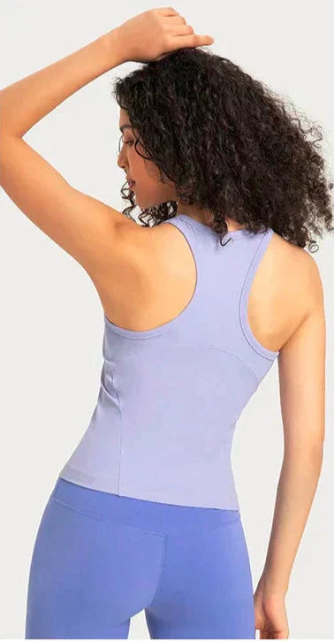 Zoorie  Round Neck Choker Top Tank