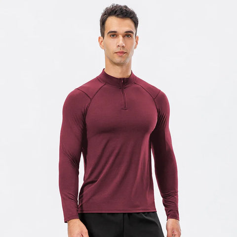 Zoorie Half-Zipper Slim-Fit Sweatshirt