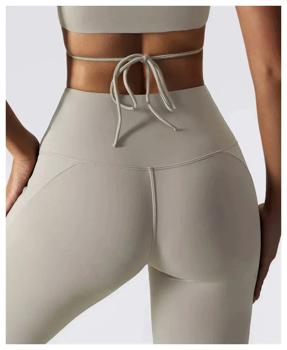 Zoorie Split Flare Leggings
