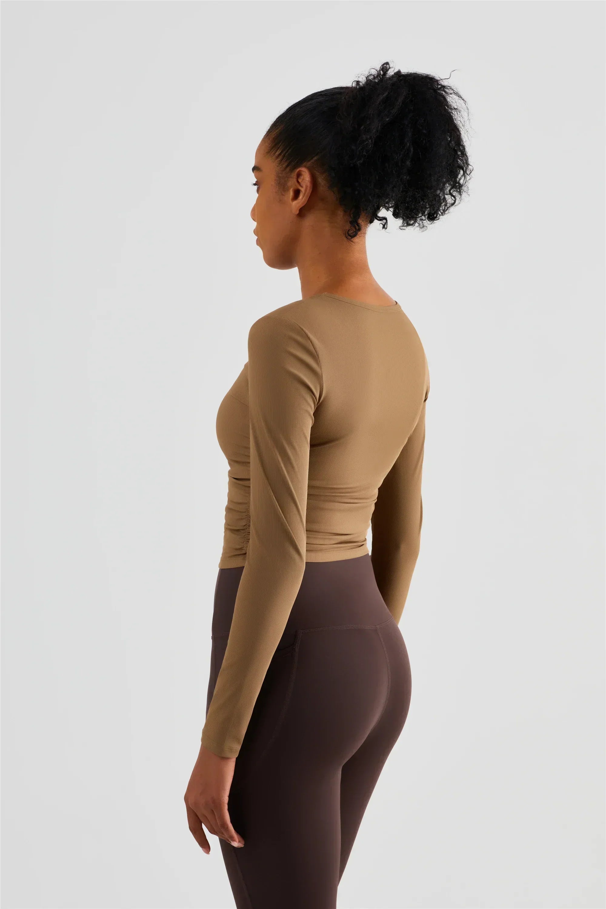 Zoorie High Elastic Slim Waist T-shirt