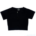 Gym Shirts Seamless Crop Tops