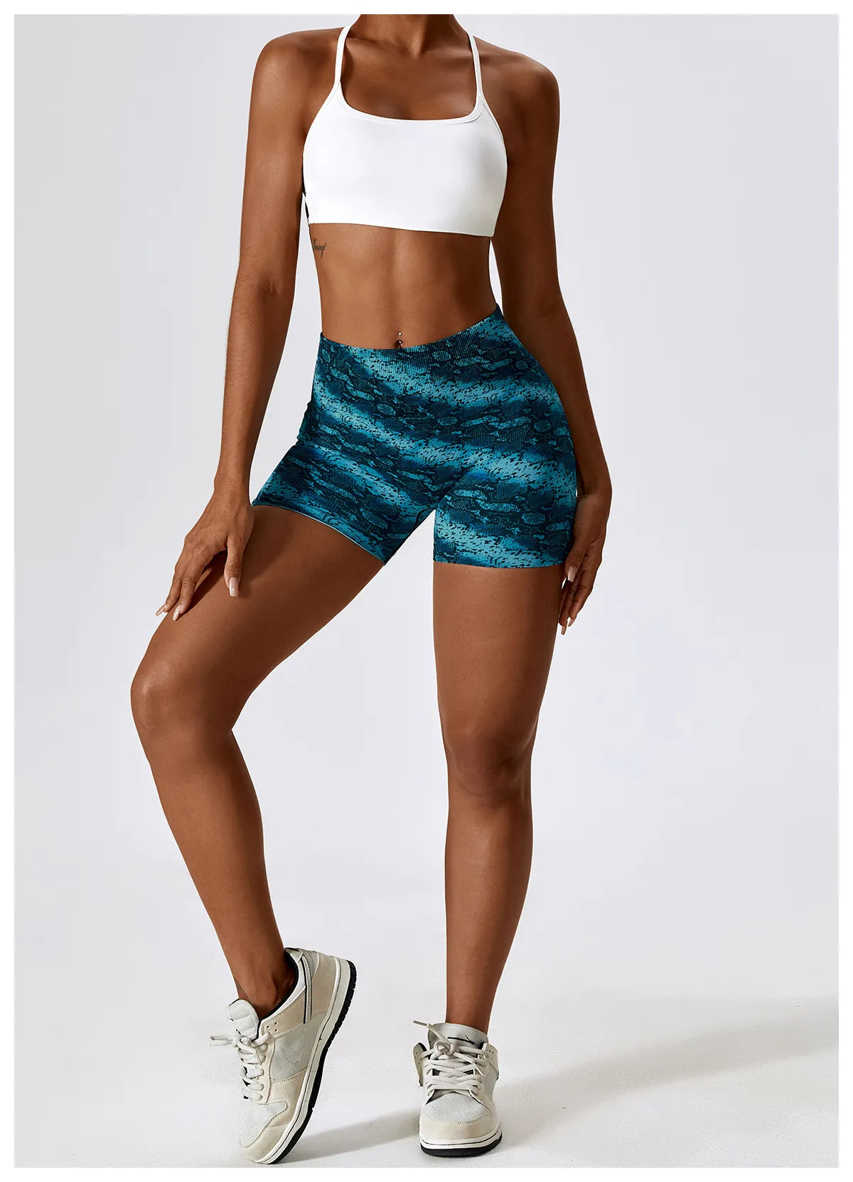 Zoorie  Solid Color Athletic Shorts