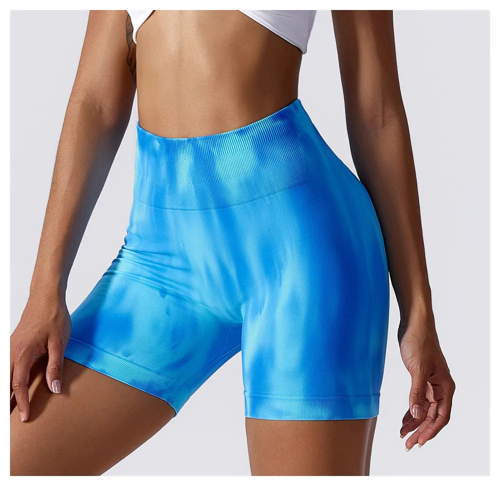 Zoorie Tie-Dye Buttt Lift Seamless Short