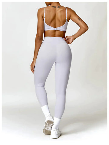 Zoorie Crossed Waist Head Leggings