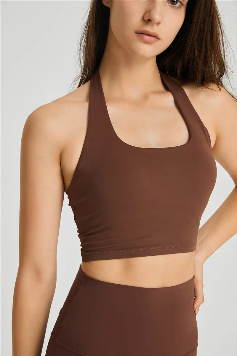 Zoorie Hanging Neck Tube Sport Bra