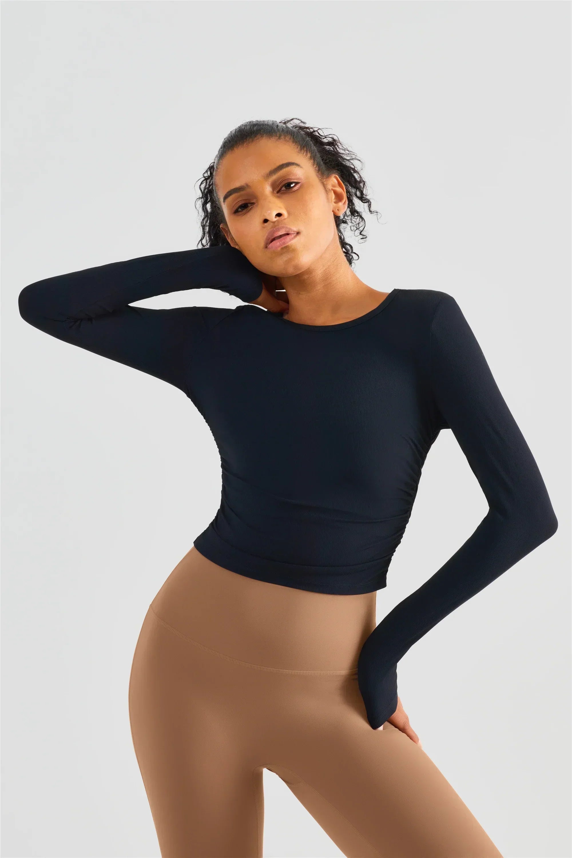 Zoorie High Elastic Slim Waist T-shirt