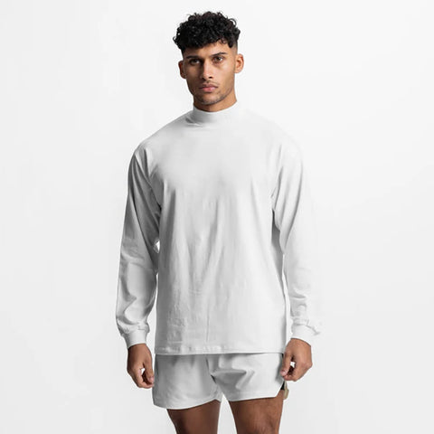 Zoorie Turtleneck Dropped Shoulder T Shirt
