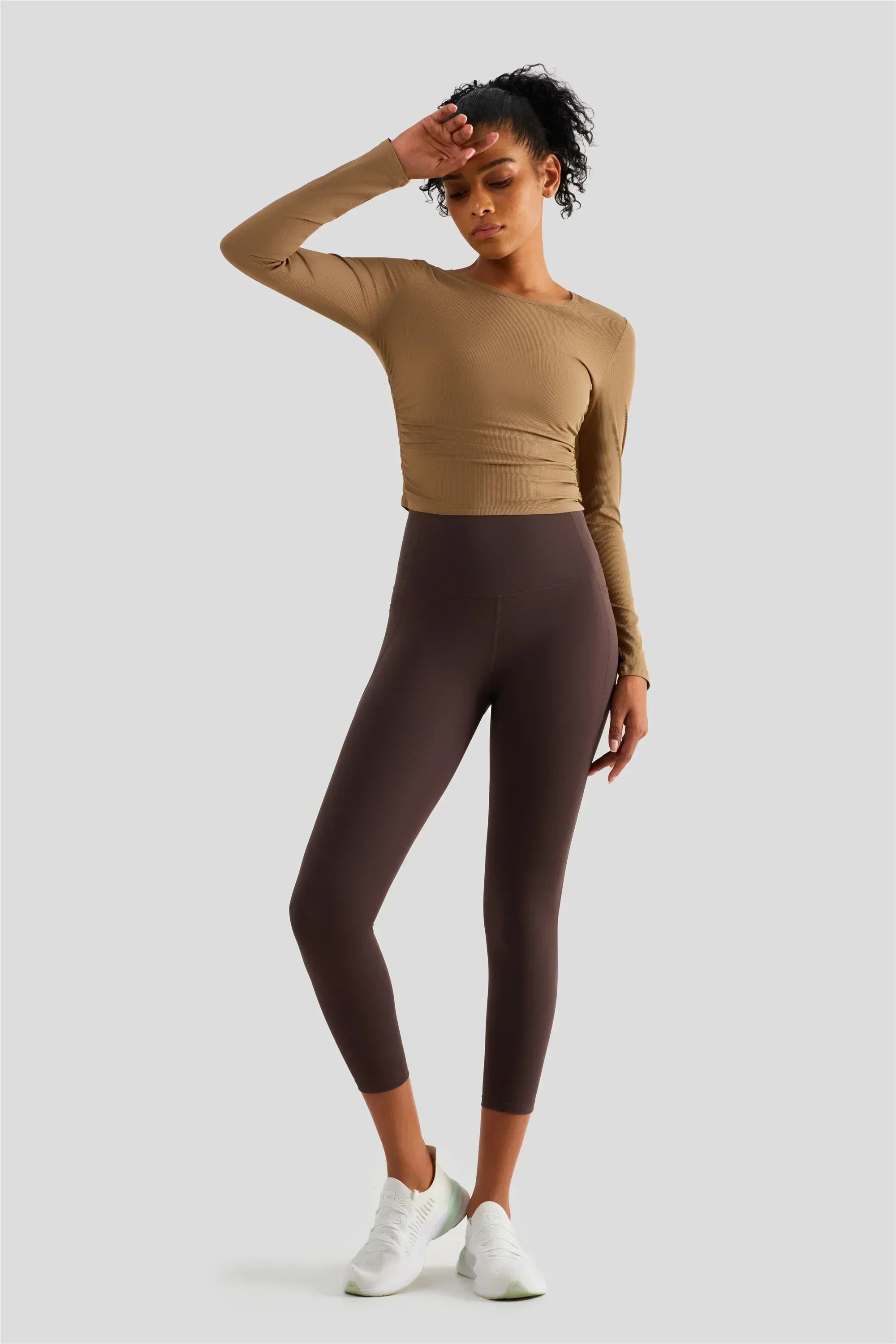 Zoorie High Elastic Slim Waist T-shirt