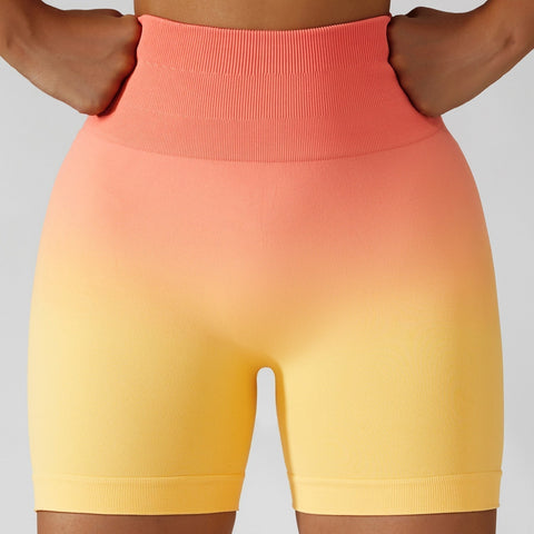 Summer Seamless High Waist  Shorts