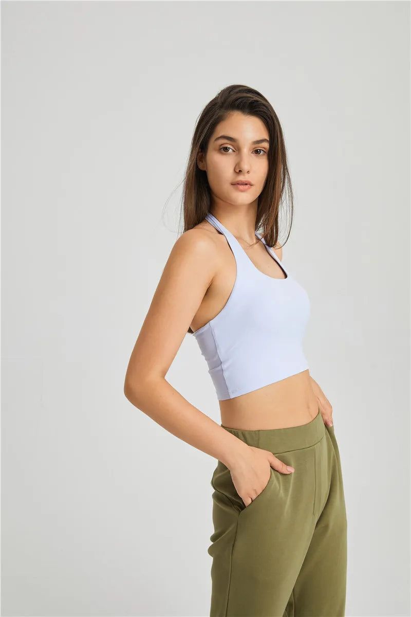 Zoorie Hanging Neck Tube Sport Bra