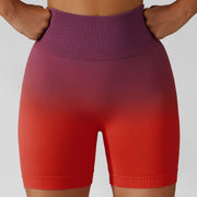 Summer Seamless High Waist  Shorts