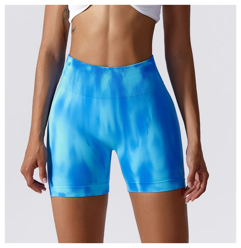 Zoorie Tie-Dye Buttt Lift Seamless Short