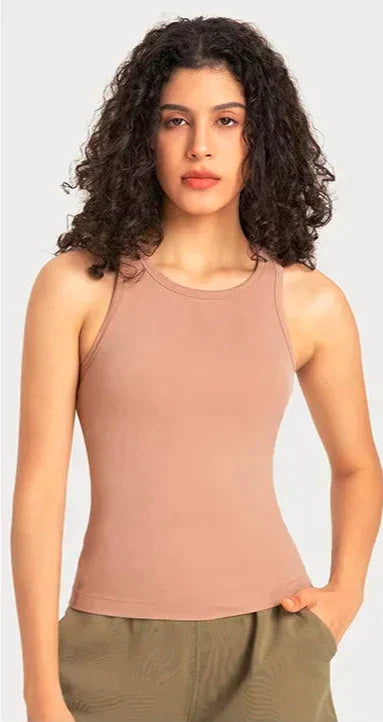 Zoorie  Round Neck Choker Top Tank