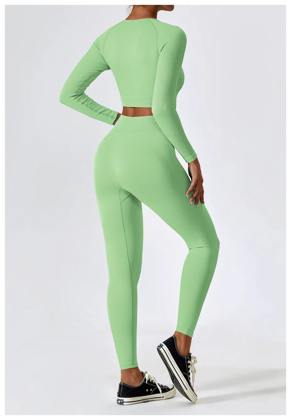 Zoorie Knit Ribbed Seamless Leggings