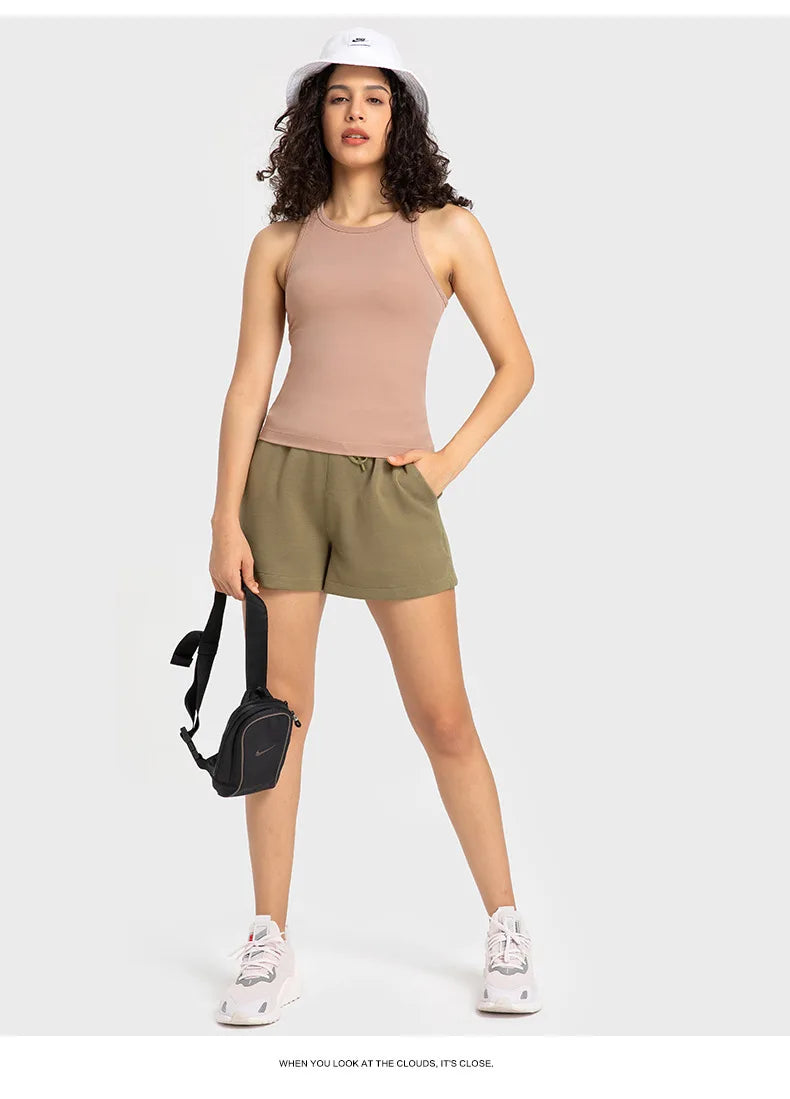 Zoorie  Round Neck Choker Top Tank