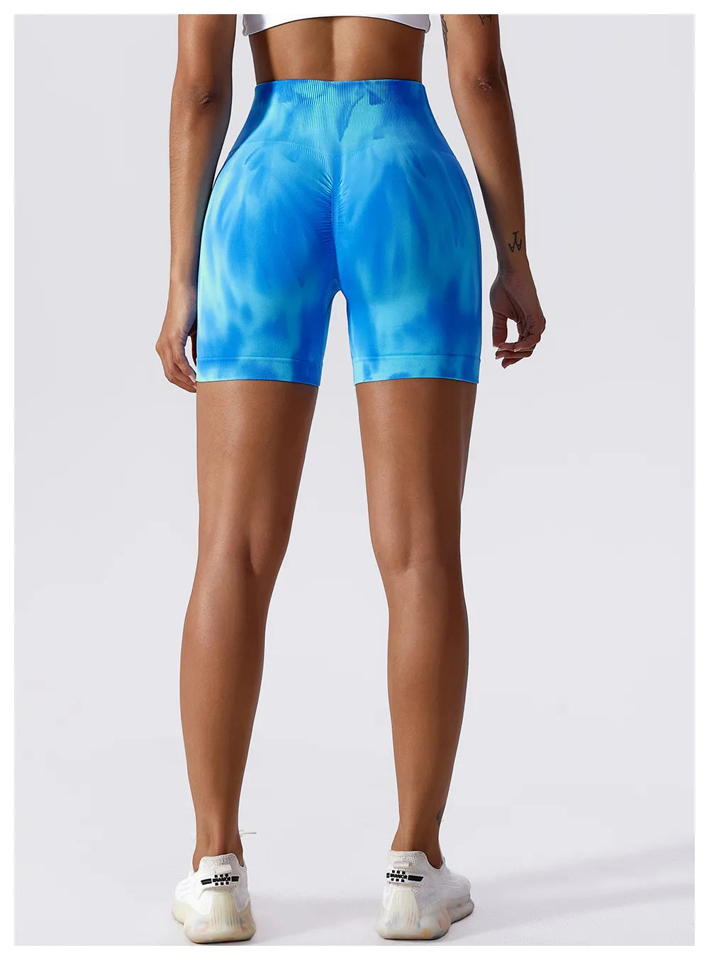 Zoorie Tie-Dye Buttt Lift Seamless Short
