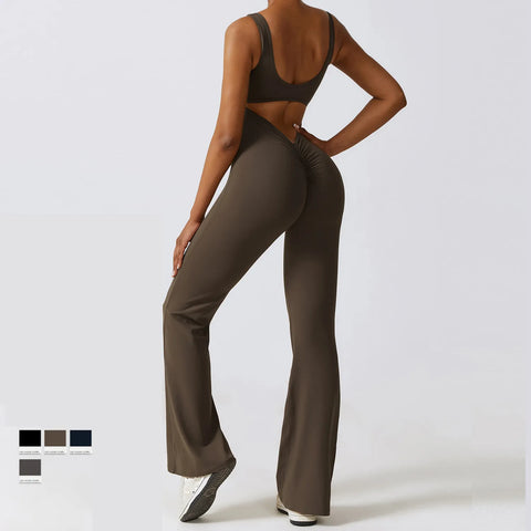 Zoorie Hollow Backless Scrunch Jumpsuit 2.0