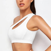 Zoorie One Shoulder Shockproof Bra Black