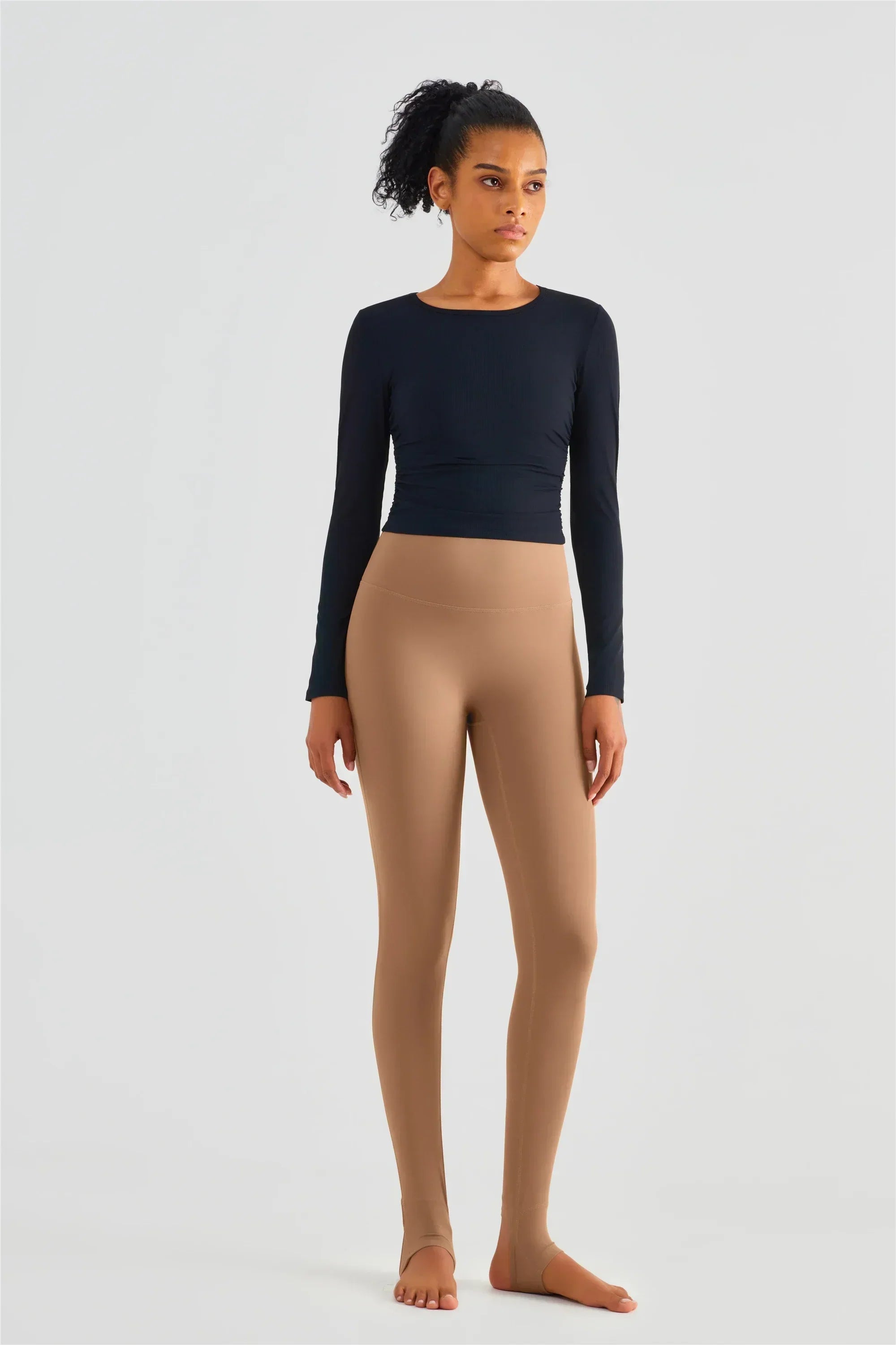 Zoorie High Elastic Slim Waist T-shirt