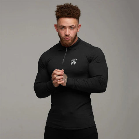 Zoore Zippered Polo Shirts