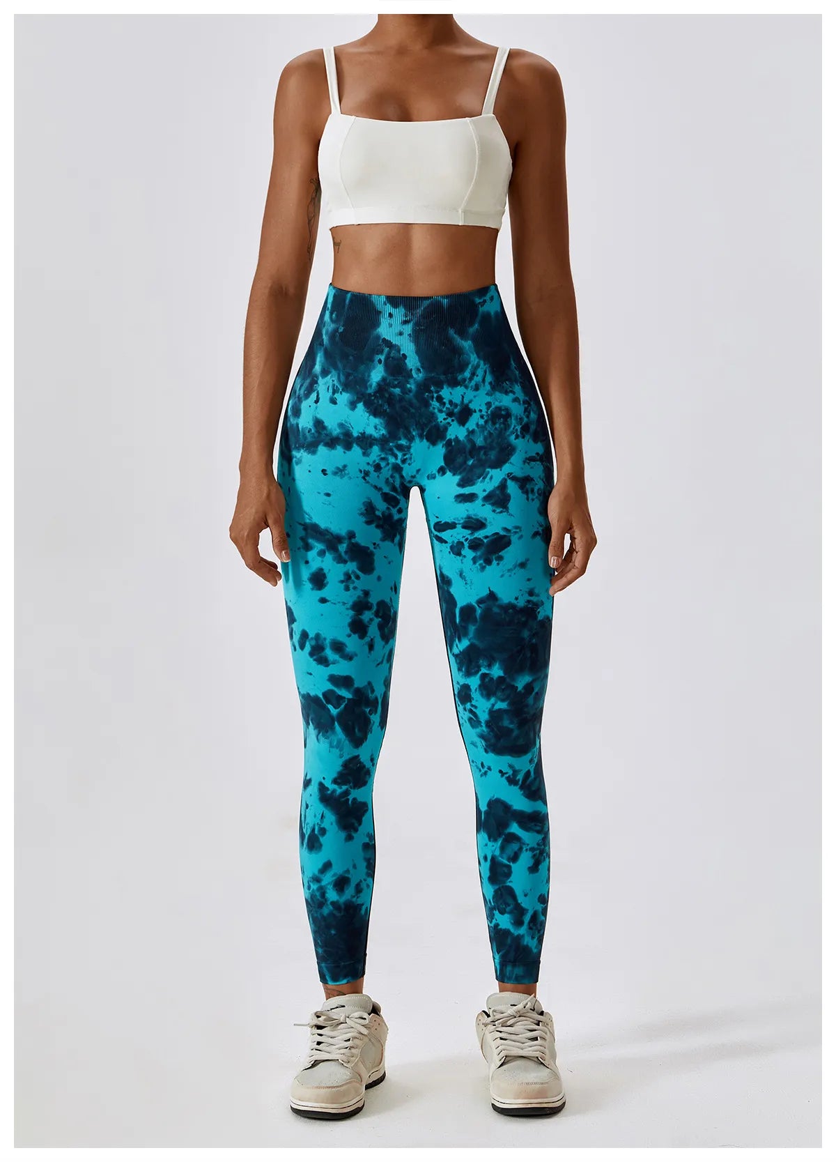 Zoorie Tie-dye Seamless Scrunch Leggings